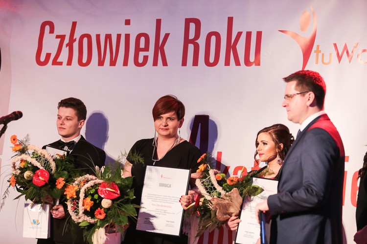 Gala konkursu Człowiek Roku tuWodzisław.pl 2016, Dominik Gajda